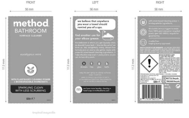 Method Mixed Pack Spray, 3 x 828ml Cleaning Bundle