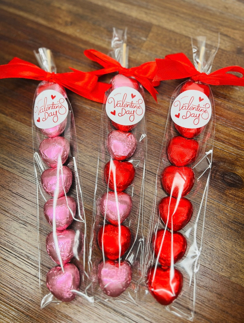 Valentines Day Chocolate Heart , Sweet Treat Gift, Romantic Chocolate Hearts, Valentines Gift for Him or Her