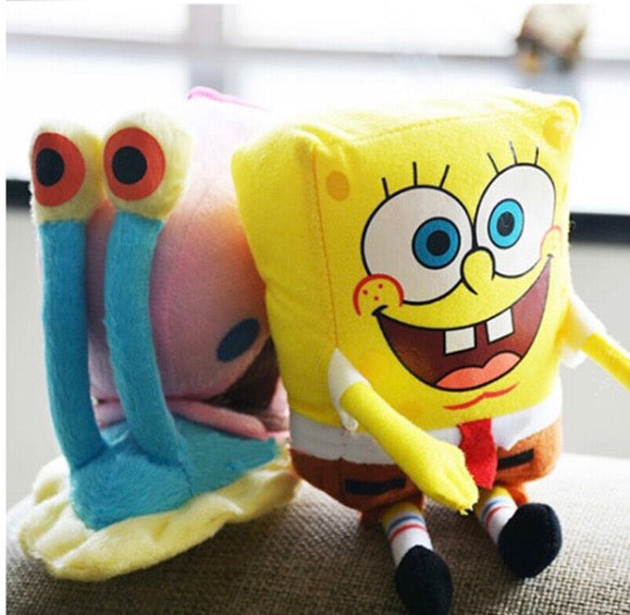 6pc SpongeBob Plush Toy Patrick Star Squidward Tentacles Gary soft Toy