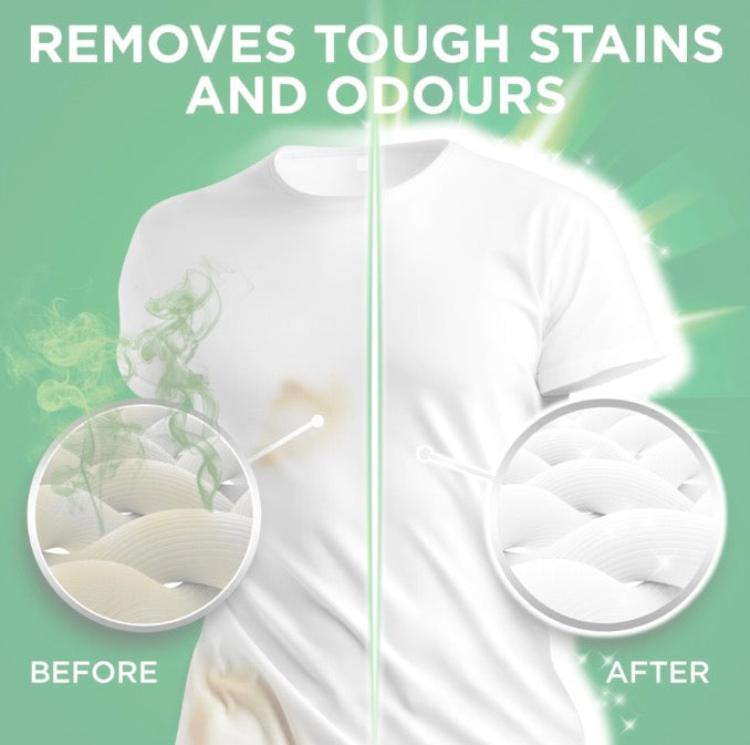 Platinum PODS, Washing Liquid Laundry Detergent Capsules 52 Washes, Touch Of Febreze Odour Defence, Extra Stain & Odour Removal