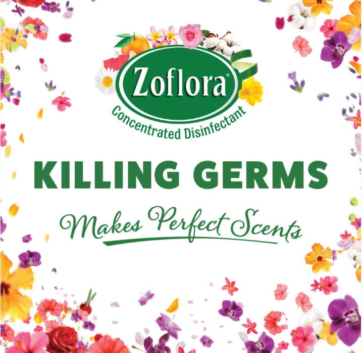 Zoflora Bouquet 500ml, Concentrated Antibacterial Disinfectant, All Purpose Cleaner, Surface Cleaning Solution, Kills Bacteria and Viruses (Pack 2)
