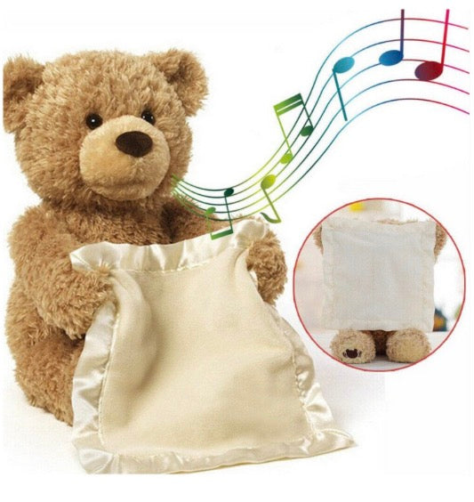 30cmPeek A Interactive Kids Gift Soft Toy Doll Boo Plush UK