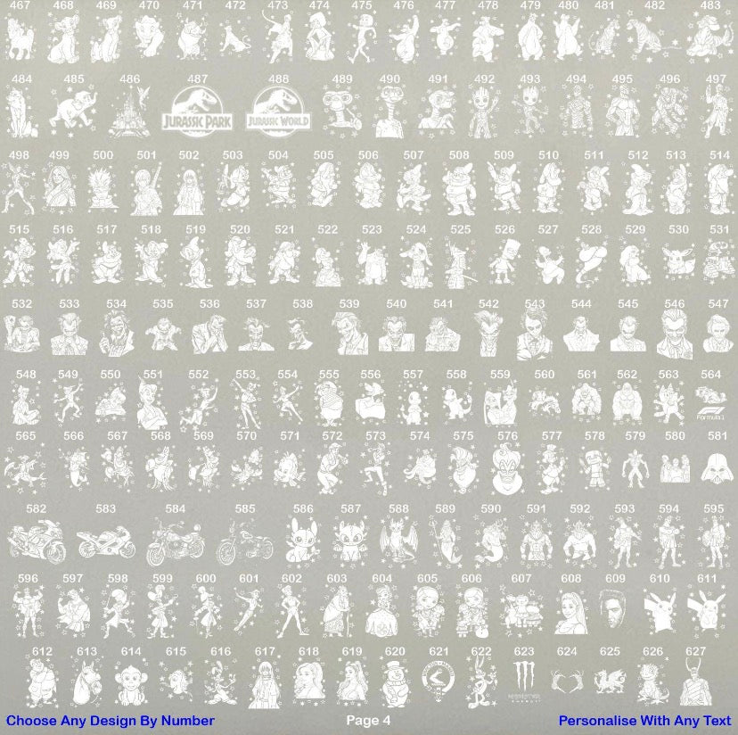 Disney Stitch, Angel And Lilo Highball Glass Designs Engraved And Personalised