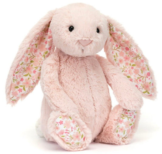 Blossom Blush Bunny Cherry Plush Toy - Soft Series Plush Rabbit, Cuddly and Collectible