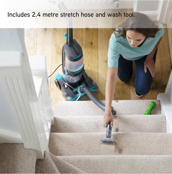 Vax Dual Power Pet Advance Carpet Cleaner, Carpet Cleaning Machine, Carpet Washer, Stain Remover, Dual Rotating Brushbars, Pre-treatment wand and Wash
