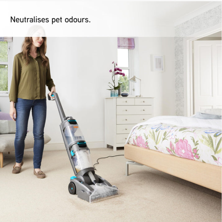Vax Dual Power Pet Advance Carpet Cleaner, Carpet Cleaning Machine, Carpet Washer, Stain Remover, Dual Rotating Brushbars, Pre-treatment wand and Wash