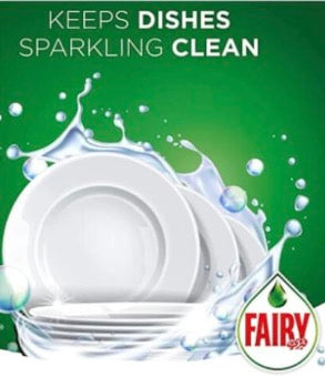Harpic Power Plus Citrus 3x750ml & Fairy Original Washing Up Liquid 3x900ml - Powerful Cleaning Bundle for Household
