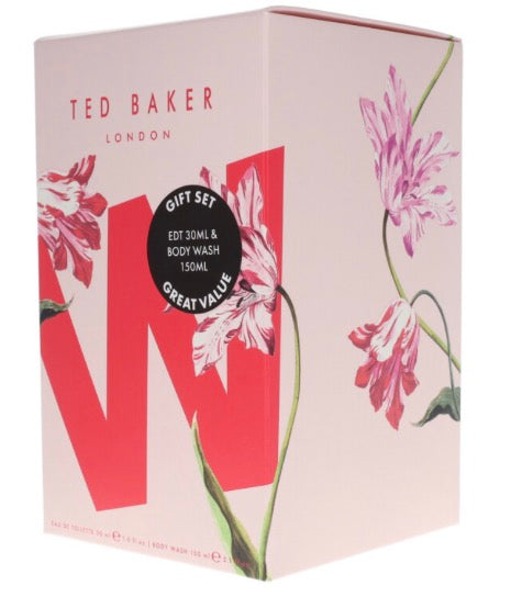 Ted Baker W Gift Set 30ml Eau de Toilette, 150ml Body Wash For Her