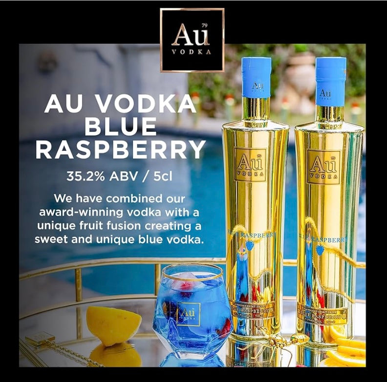 Au Vodka Christmas Crackers, Alcohol Miniatures, 4 x 5 cl