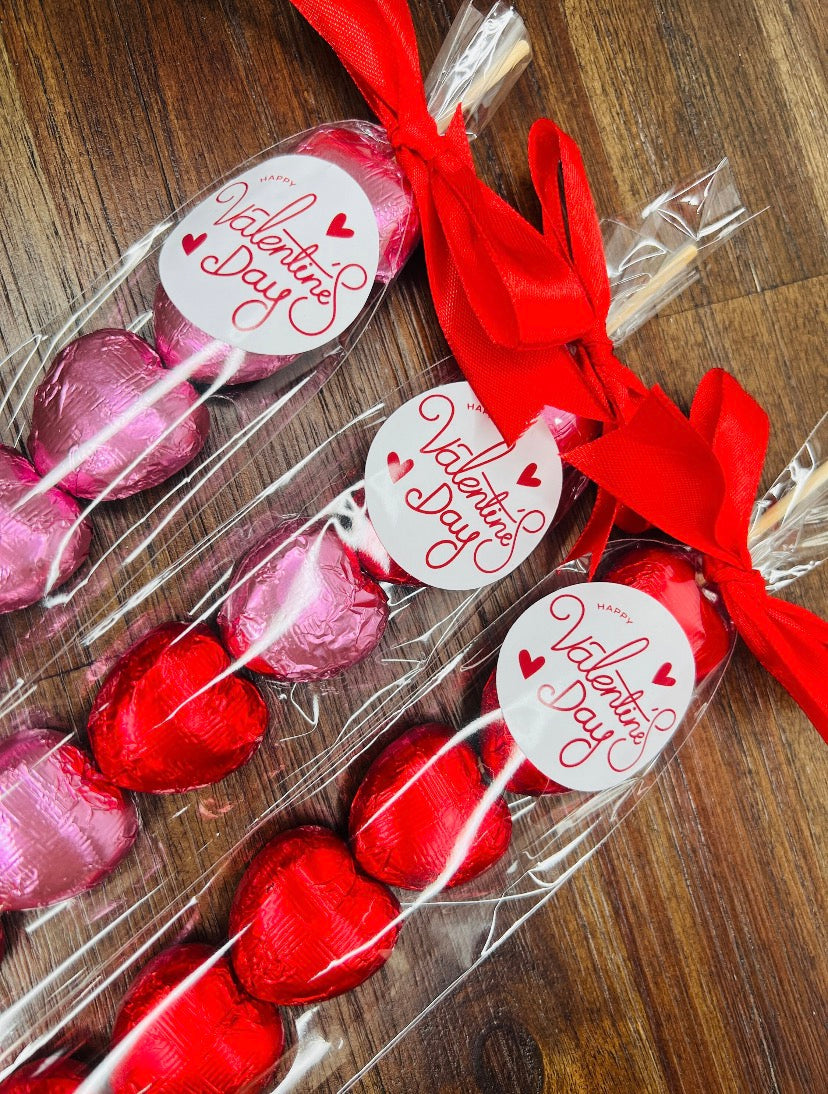 Valentines Day Chocolate Heart , Sweet Treat Gift, Romantic Chocolate Hearts, Valentines Gift for Him or Her