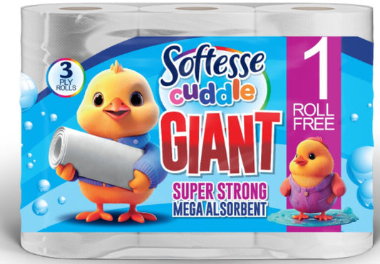 18 x Kitchen Roll Paper Towels GIANT 3 Ply Strong Mega Absorbent