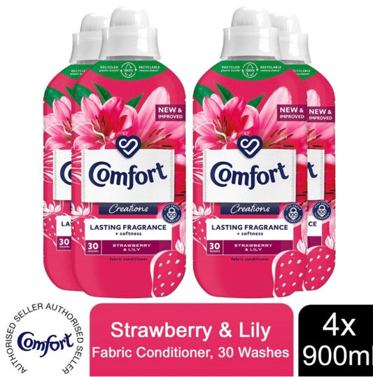 Comfort Fabric Conditioner Strawberry & Lily, 30W