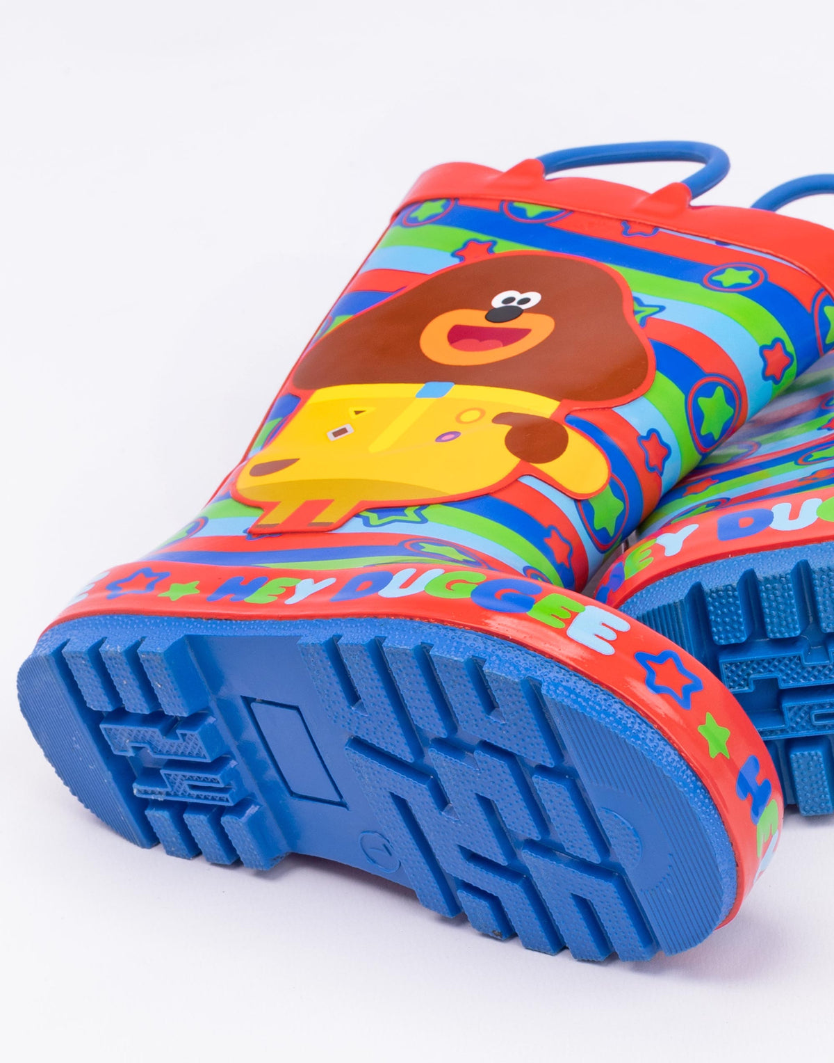 Hey Duggee Wellington Boots with Handles | Boys Red | Official Merch
