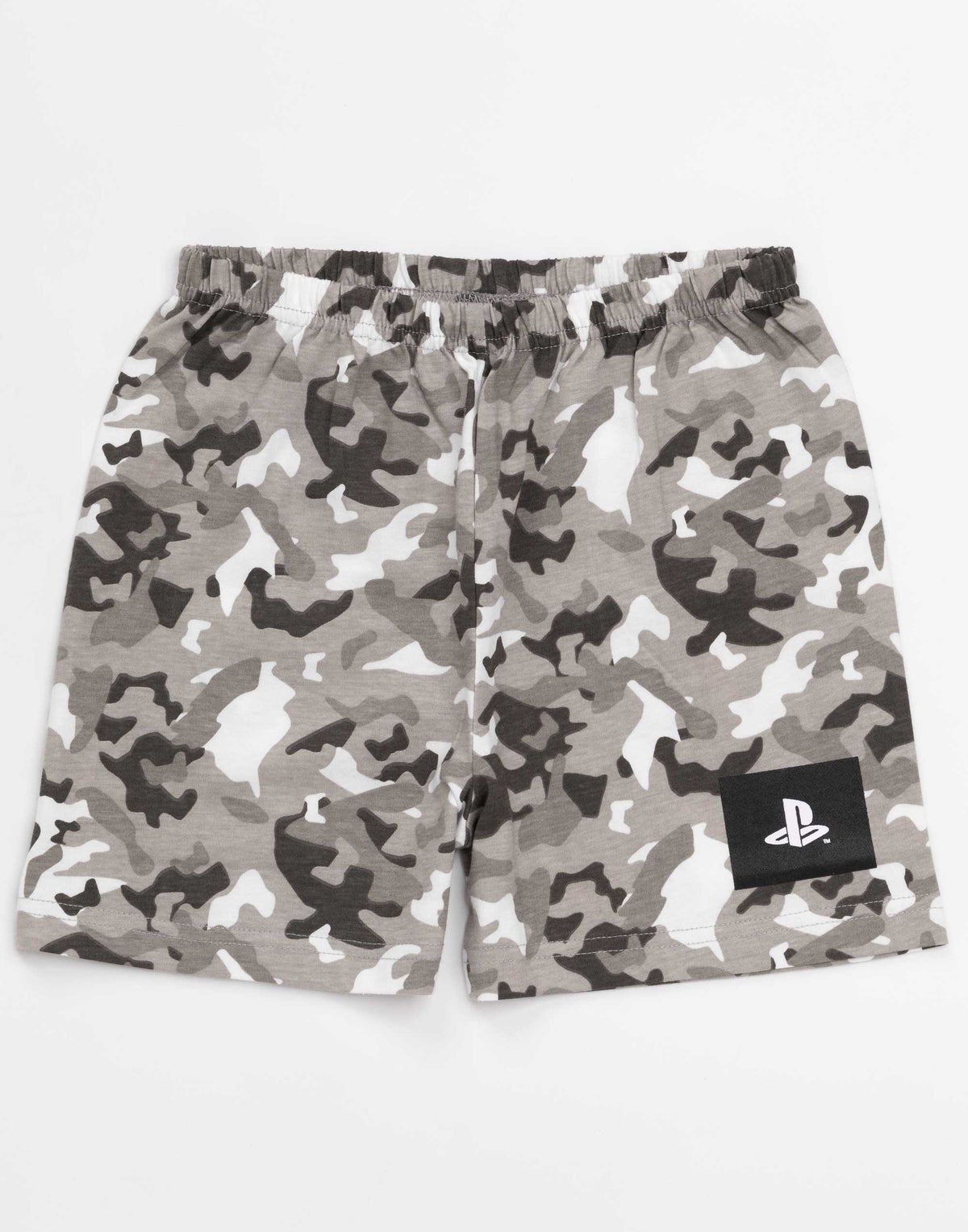 PlayStation Short Sleeve Short Leg Pyjama Set | Boys Grey | Official Merch