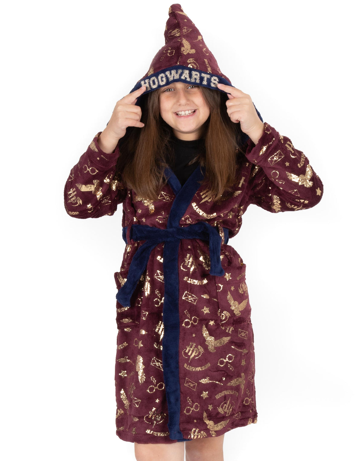 Harry Potter Bathrobe | Girls Red | Official Merch