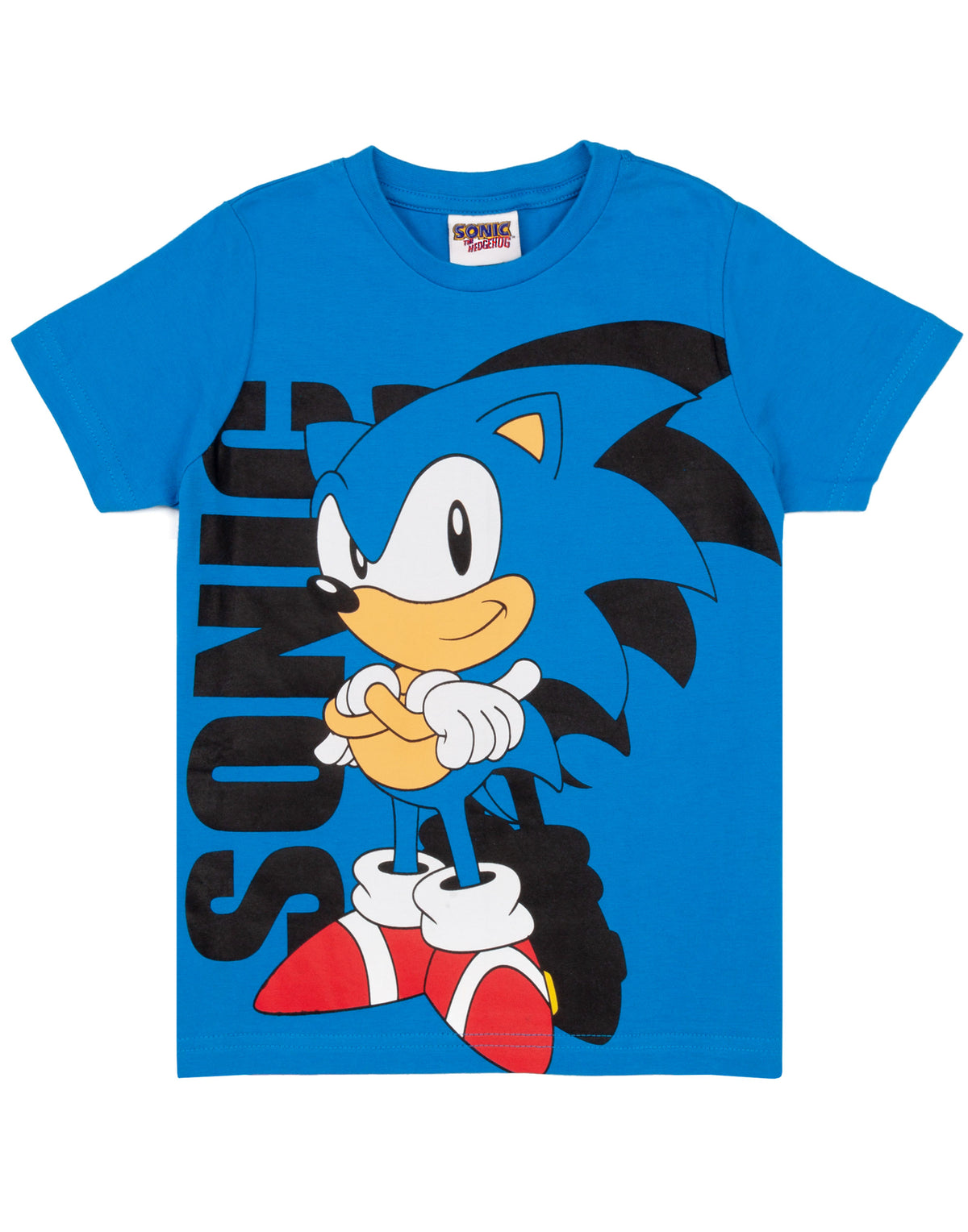 Sonic the Hedgehog Short Sleeved T-Shirt | Boys Blue | Official Merch