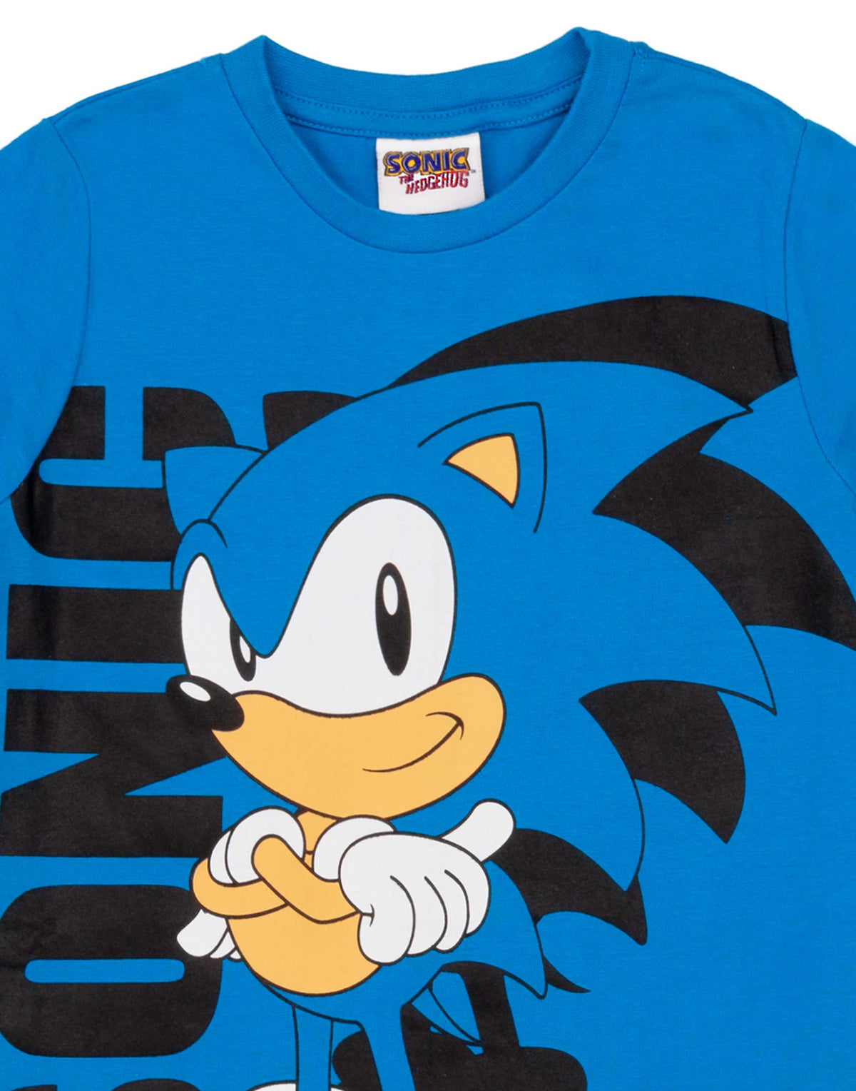 Sonic the Hedgehog Short Sleeved T-Shirt | Boys Blue | Official Merch