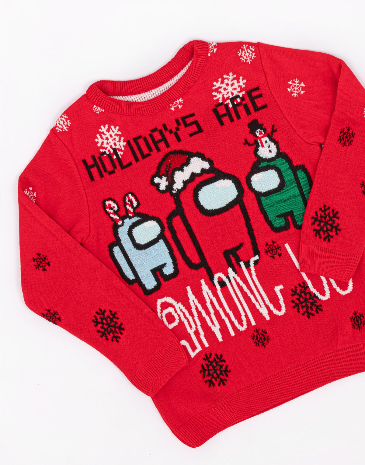 Among Us Christmas Jumper | Boys Red | Official Merch