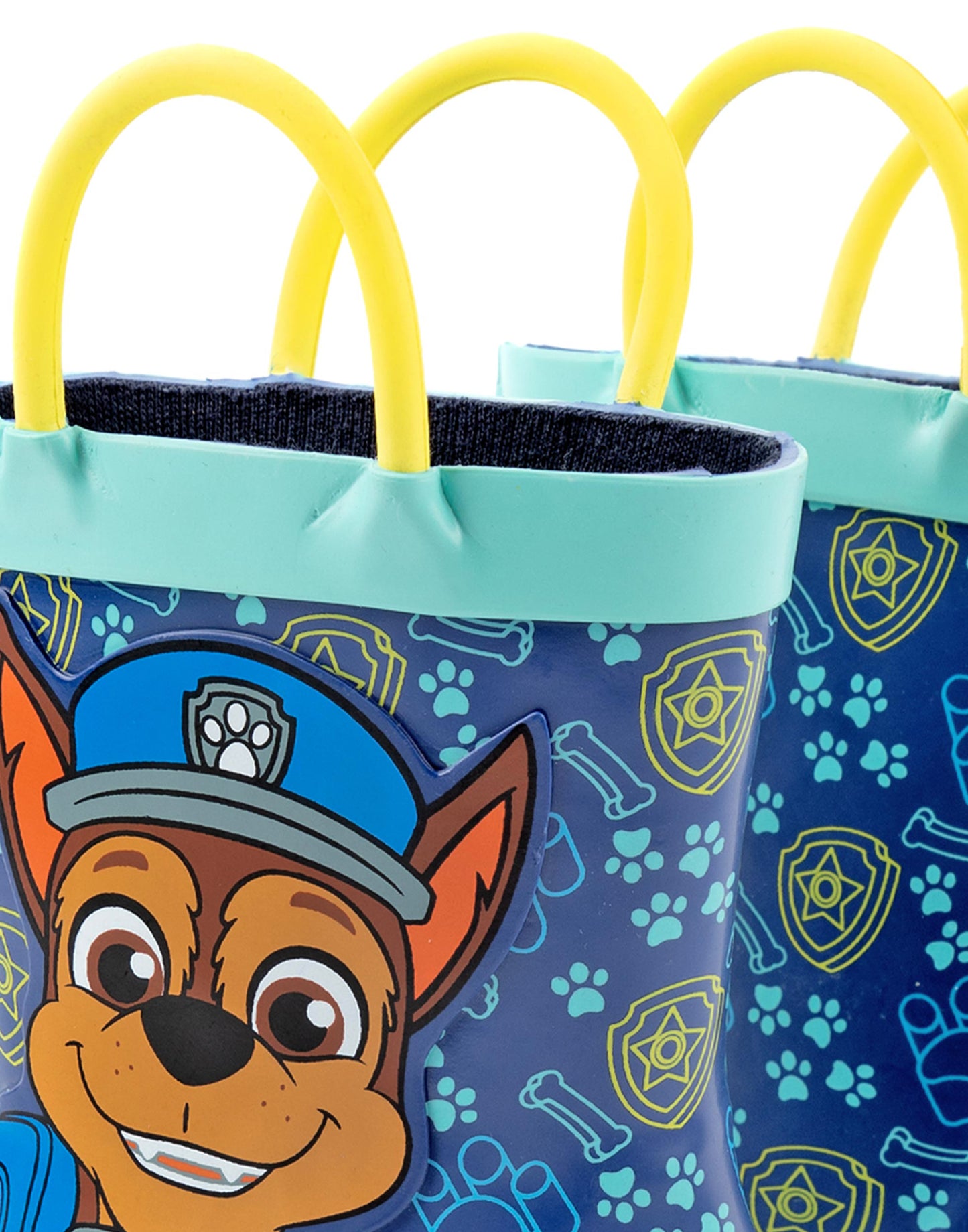 Paw Patrol Wellington Boots with Handles | Boys Blue | Official Merch