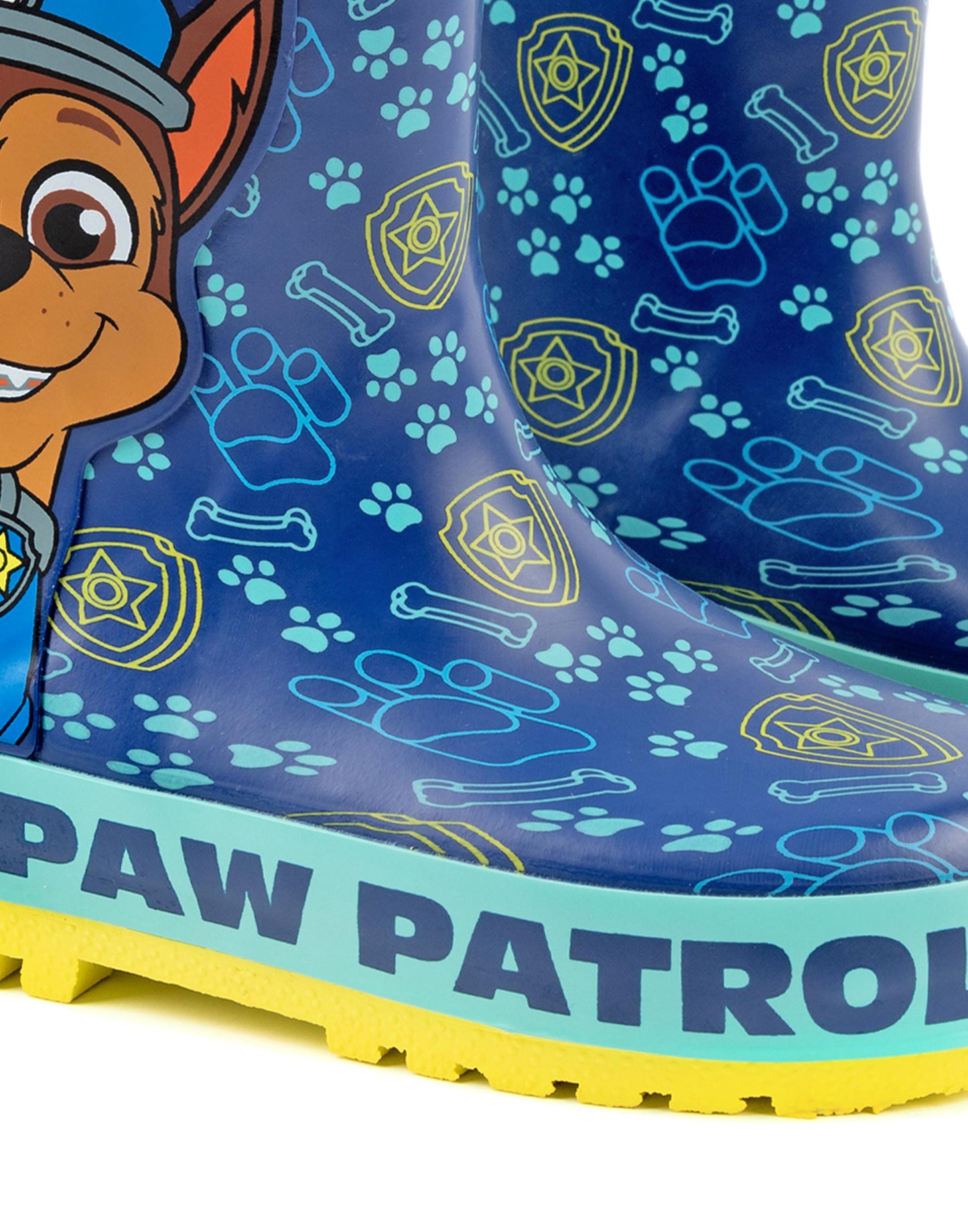 Paw Patrol Wellington Boots with Handles | Boys Blue | Official Merch