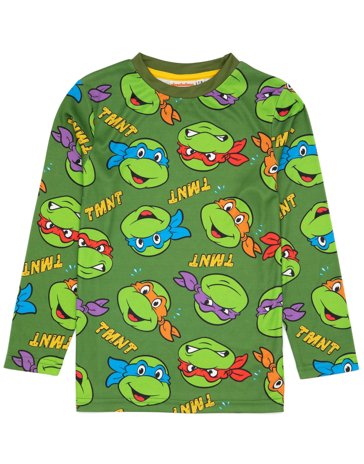 Teenage Mutant Ninja Turtles Short Sleeve Long Leg Pyjama Set | Boys Green | Off