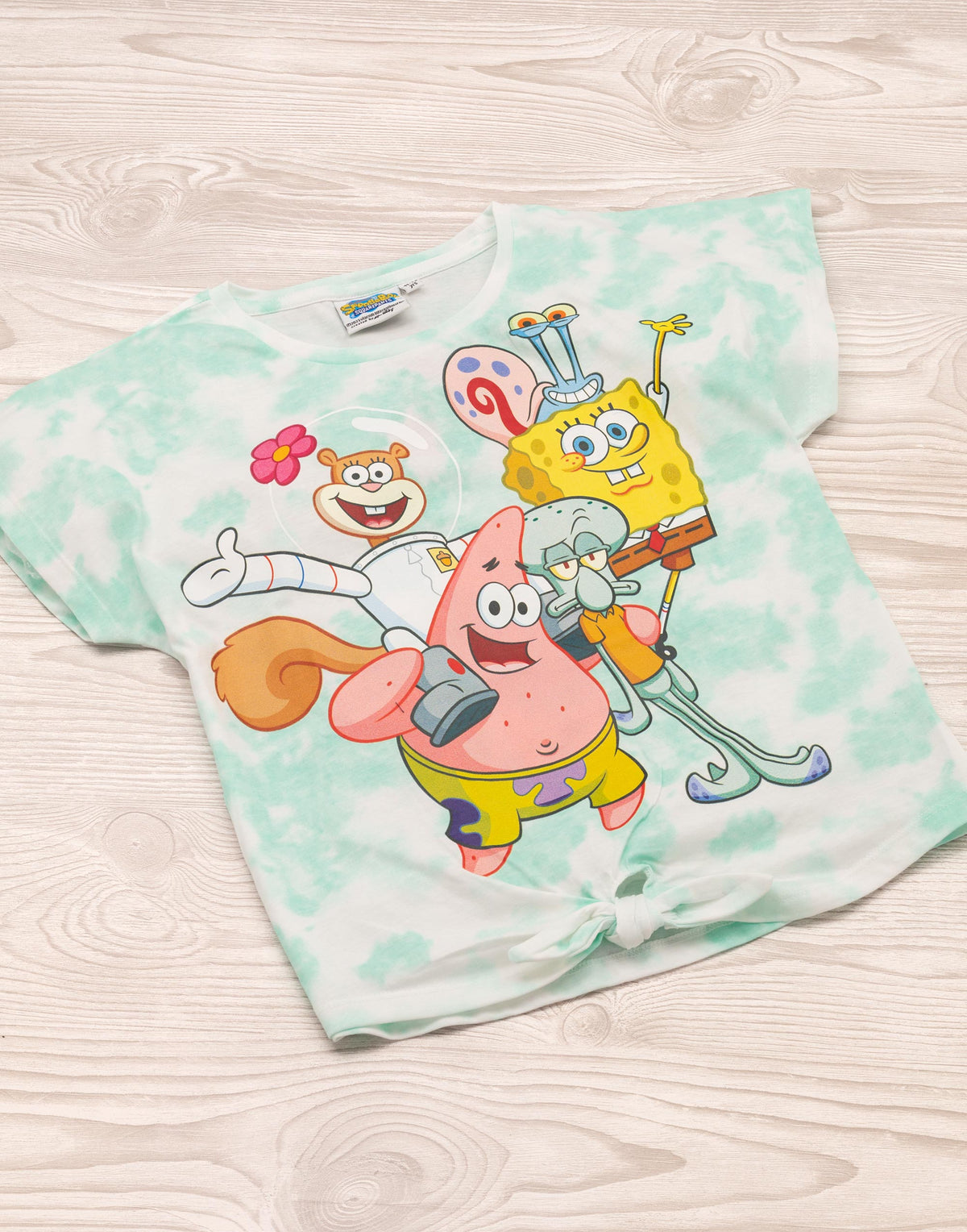 SpongeBob SquarePants Short Sleeved T-Shirt | Girls Blue | Official Merch
