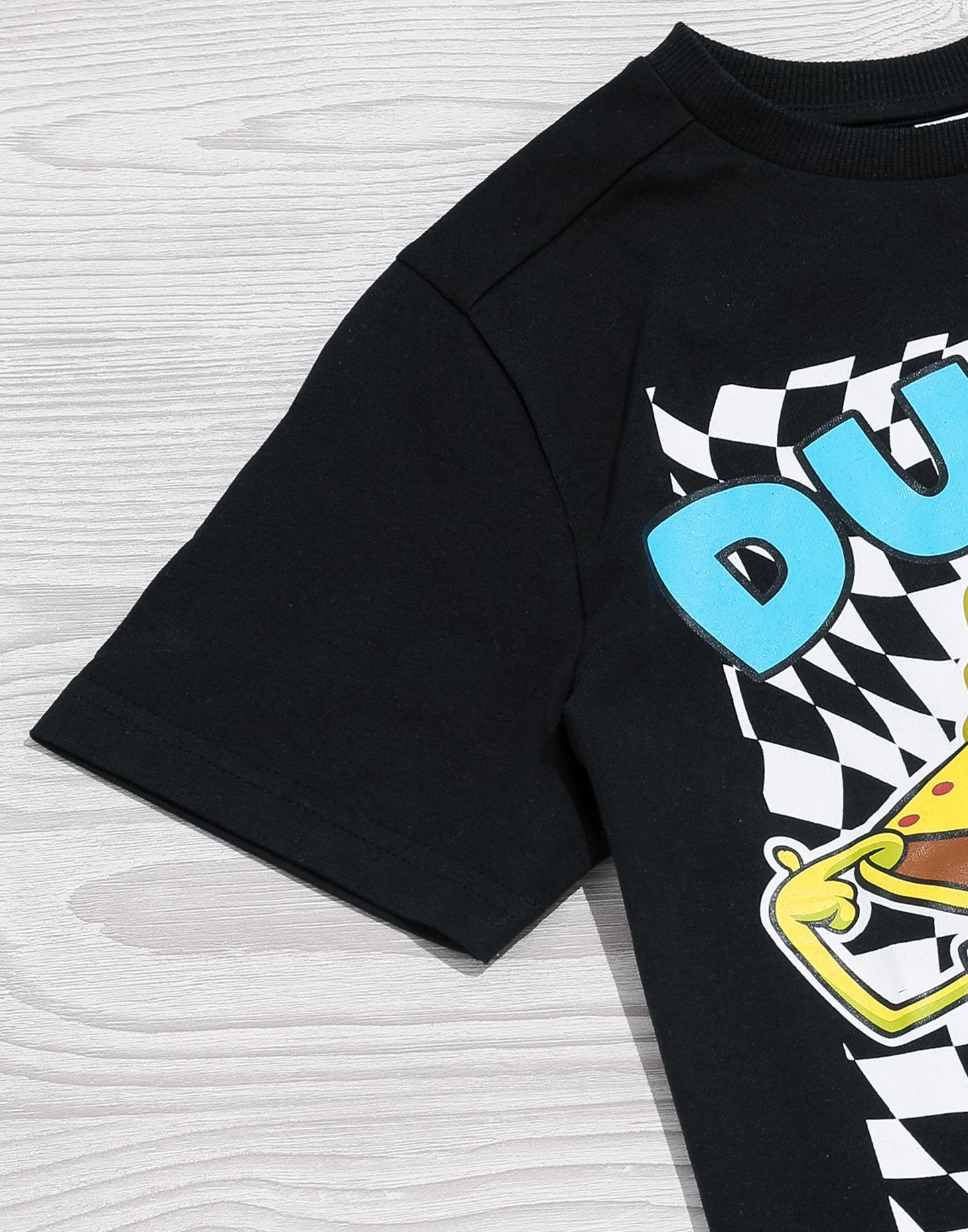SpongeBob SquarePants Short Sleeved T-Shirt | Boys Black | Official Merch
