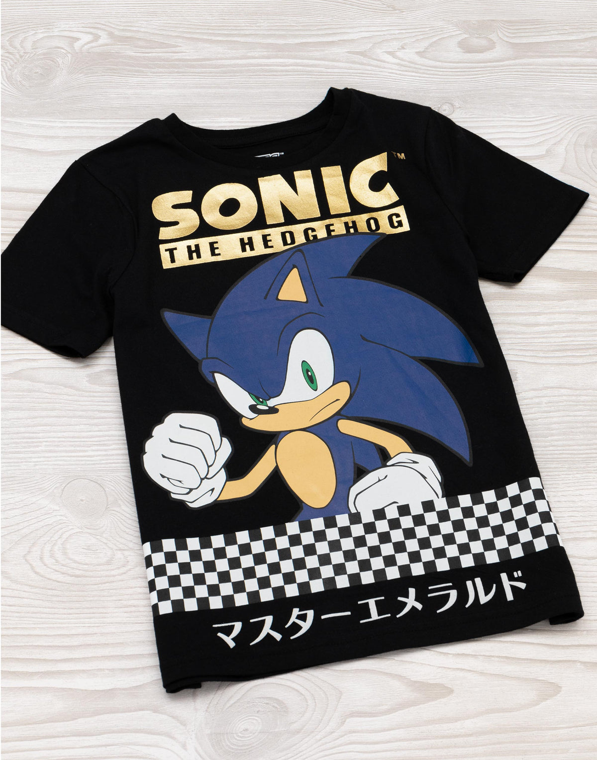 Sonic the Hedgehog Short Sleeved T-Shirt | Boys Black | Official Merch