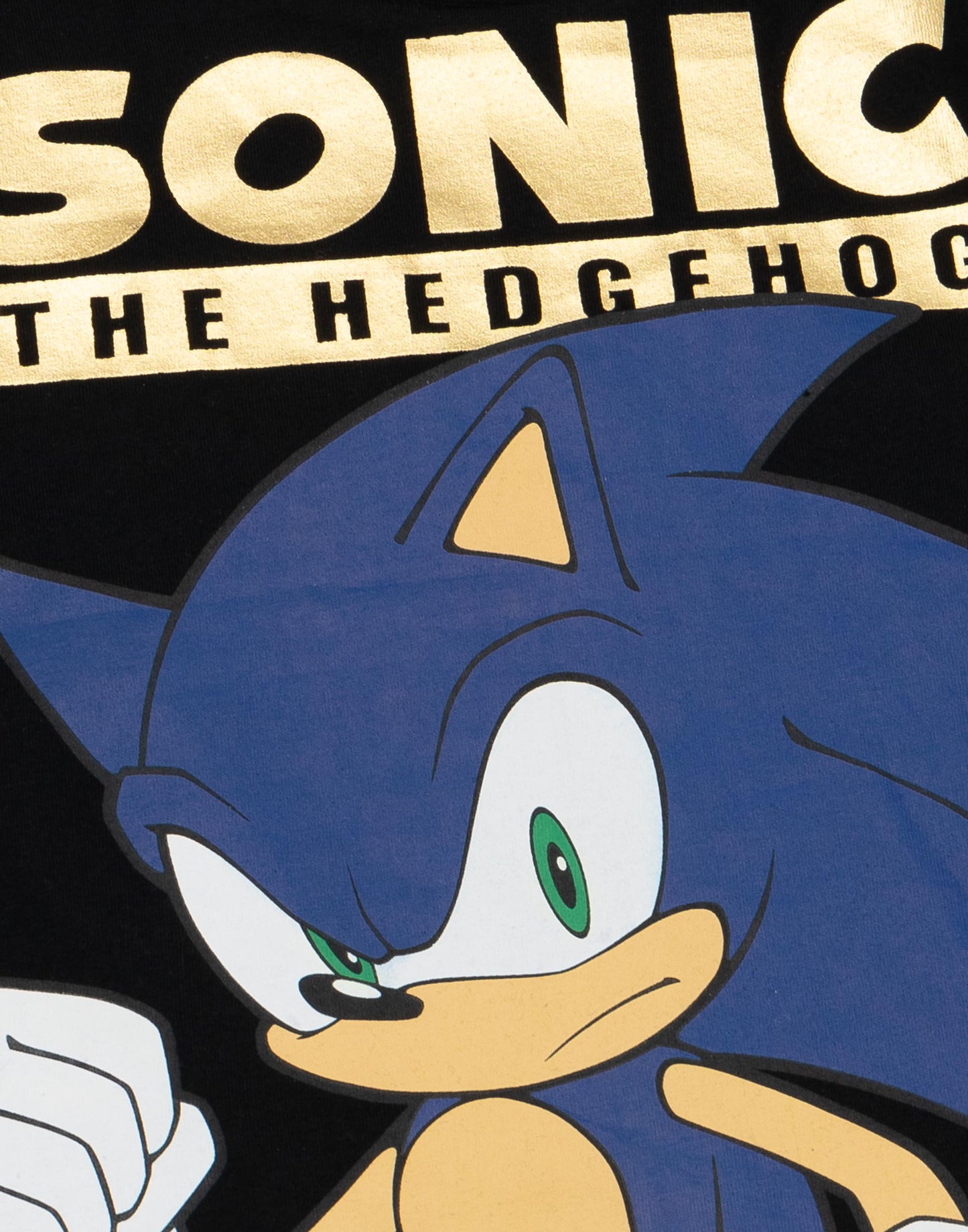 Sonic the Hedgehog Short Sleeved T-Shirt | Boys Black | Official Merch
