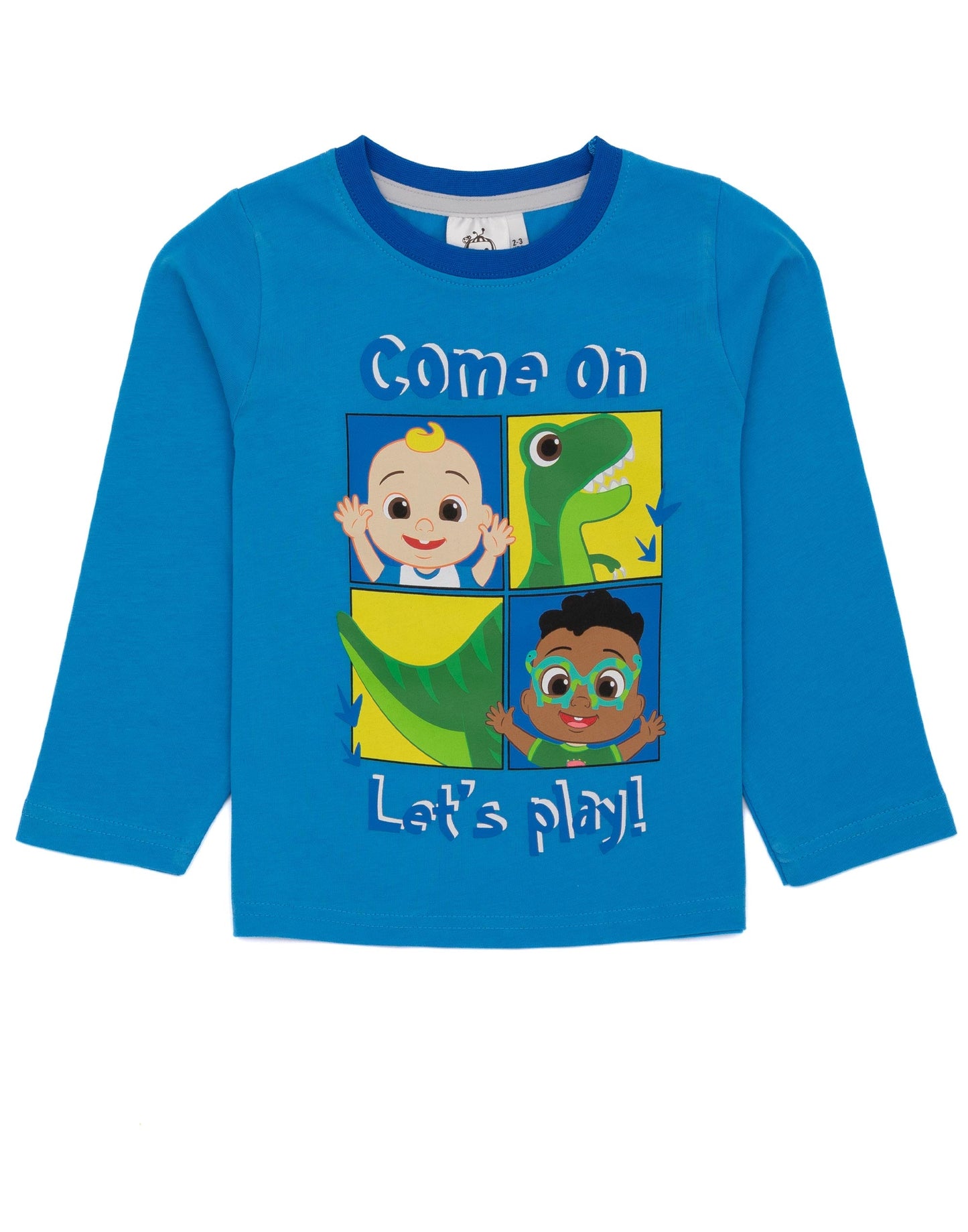 Cocomelon Long Sleeve Long Leg Pyjama Set | Boys Blue | Official Merch