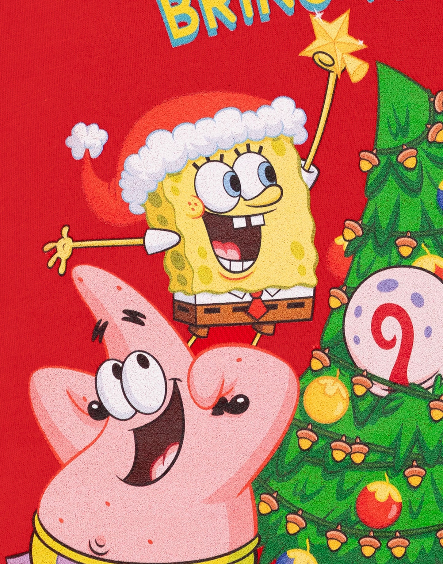 SpongeBob SquarePants Short Sleeved T-Shirt | Unisex Kids Red | Official Merch