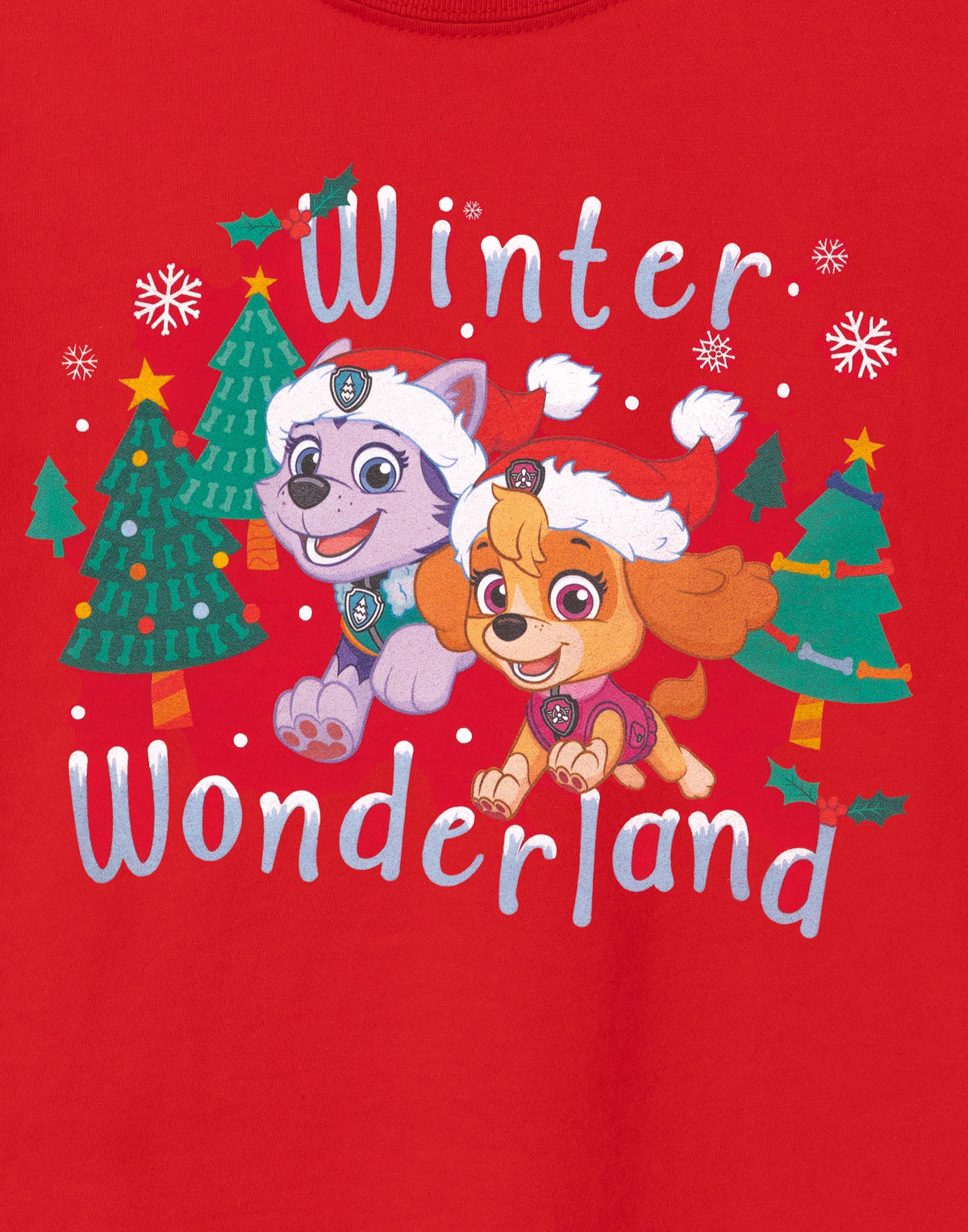 Paw Patrol Short Sleeved T-Shirt | Girls Red | Official Merch