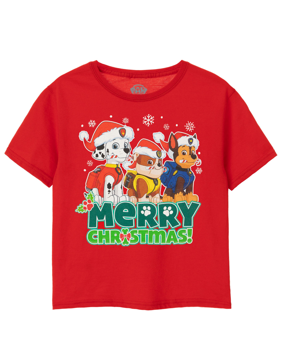 Paw Patrol Short Sleeved T-Shirt | Boys Red | Official Merch
