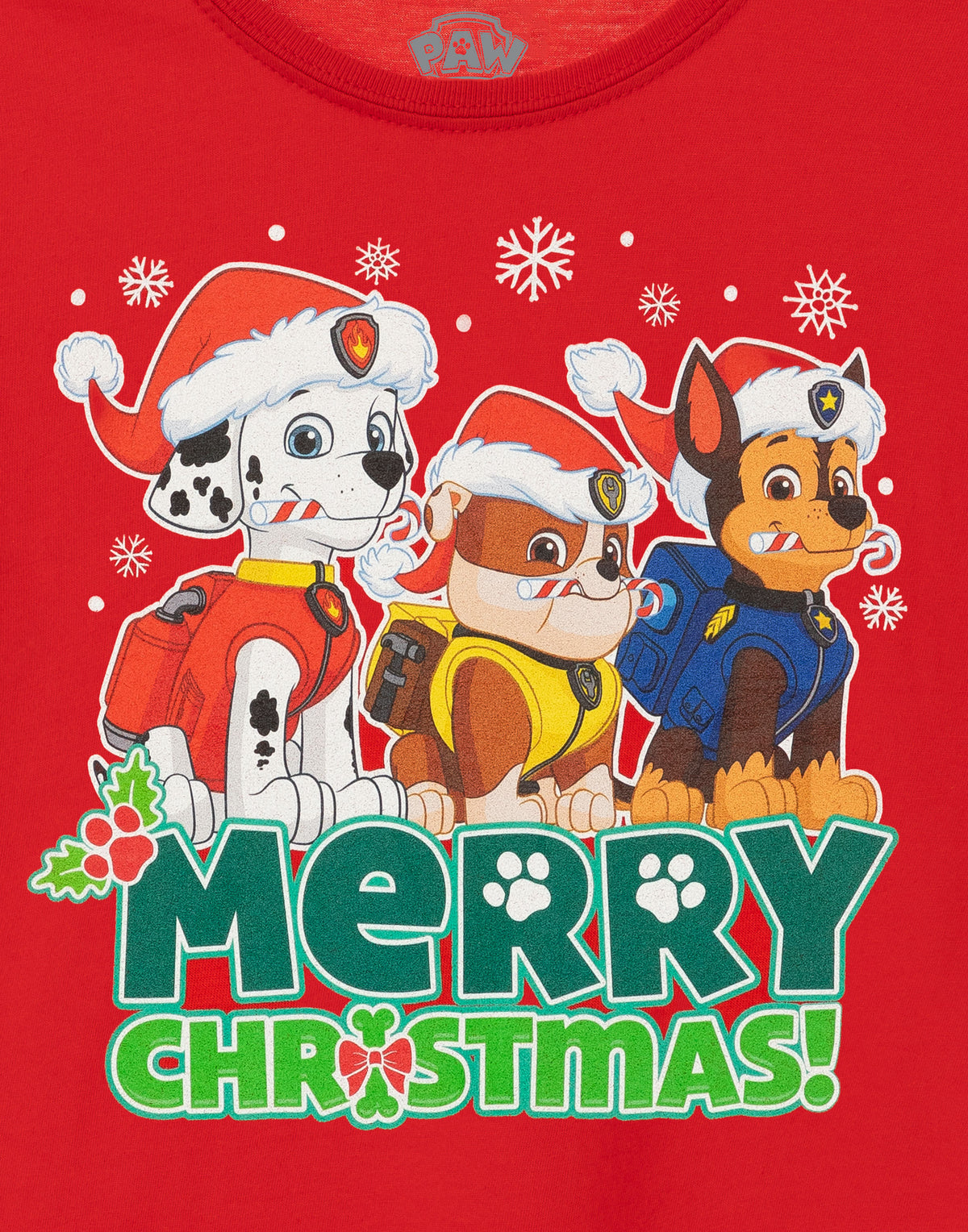 Paw Patrol Short Sleeved T-Shirt | Boys Red | Official Merch