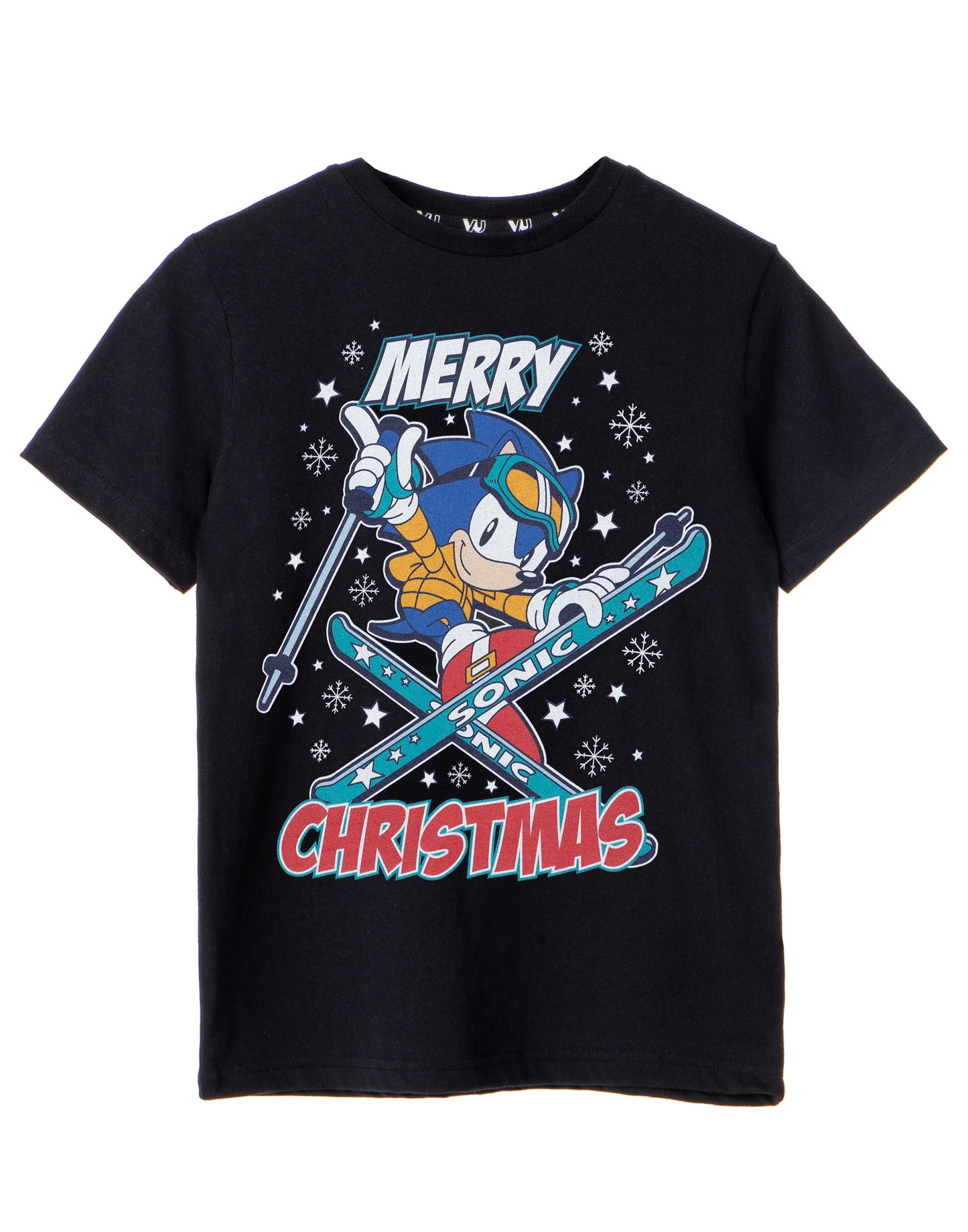 Sonic the Hedgehog Short Sleeved T-Shirt | Boys Black | Official Merch