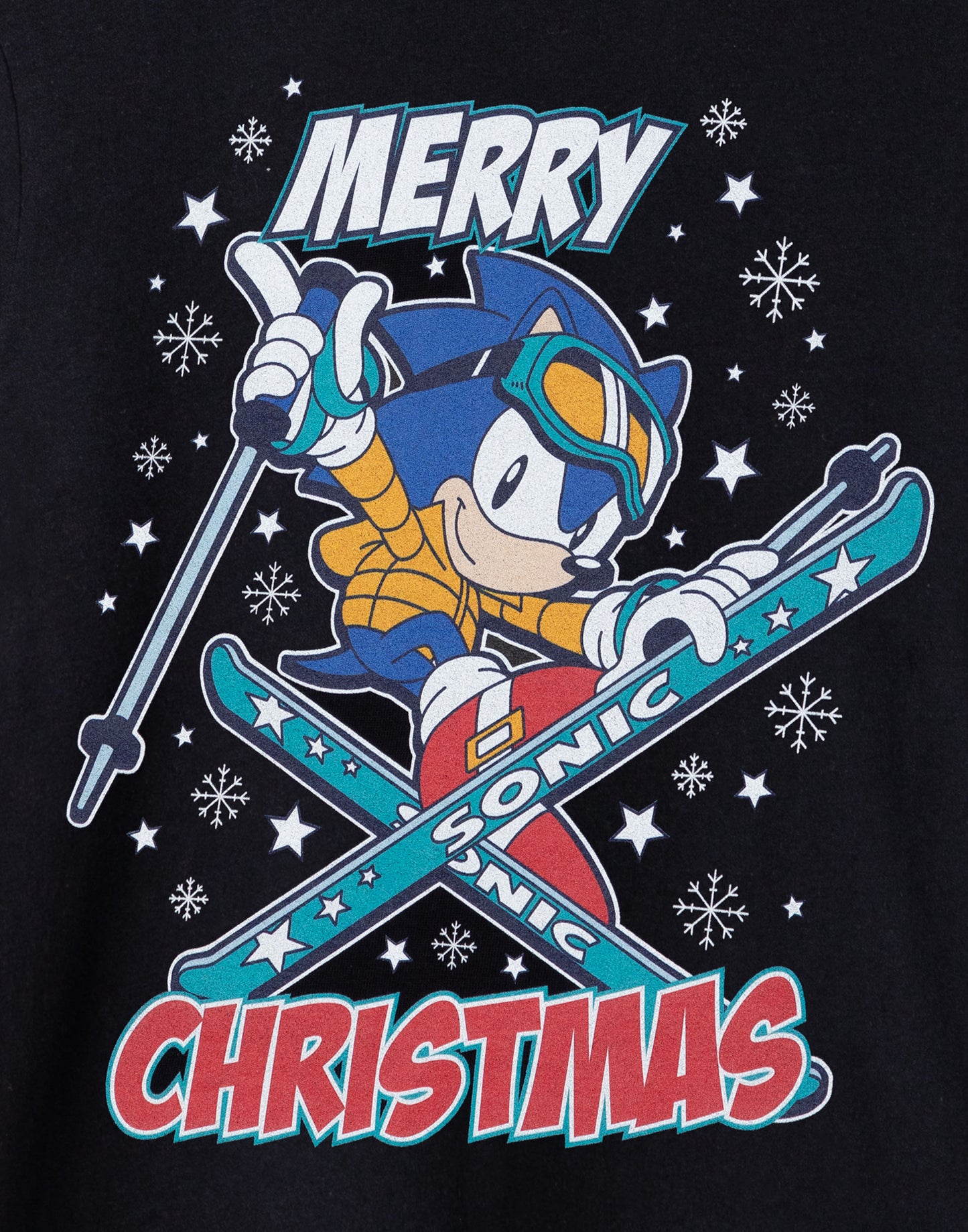 Sonic the Hedgehog Short Sleeved T-Shirt | Boys Black | Official Merch