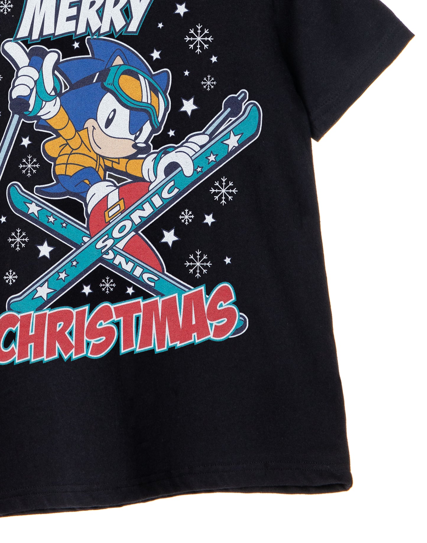 Sonic the Hedgehog Short Sleeved T-Shirt | Boys Black | Official Merch