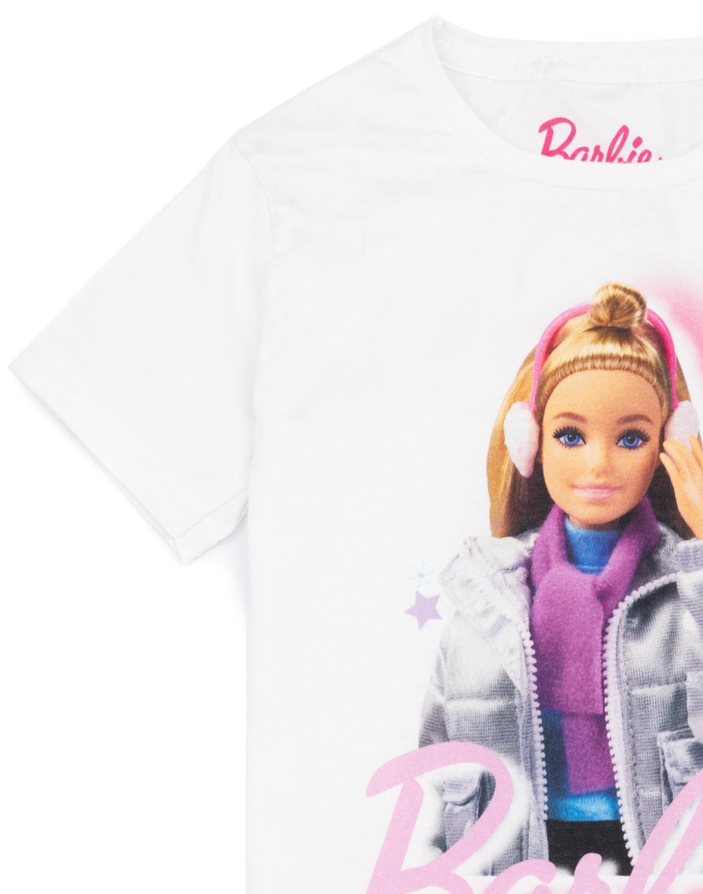 Barbie Short Sleeved T-Shirt | Girls White | Official Merch