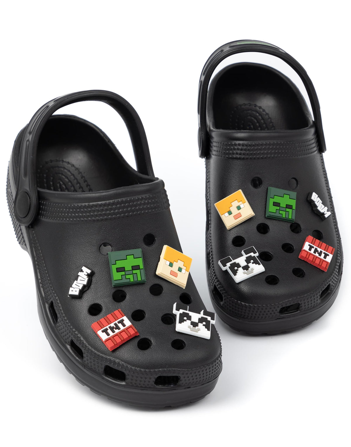 Minecraft Clogs | Unisex Kids Black Gaming | Official Merch