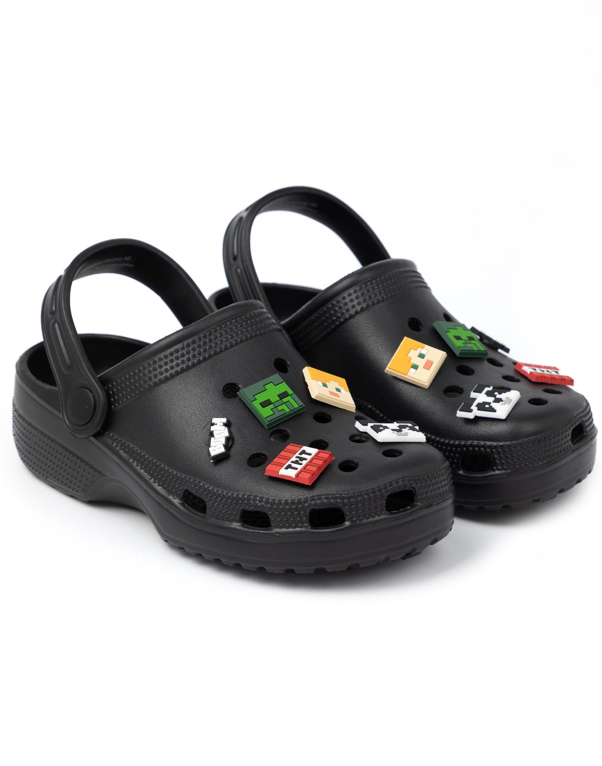 Minecraft Clogs | Unisex Kids Black Gaming | Official Merch