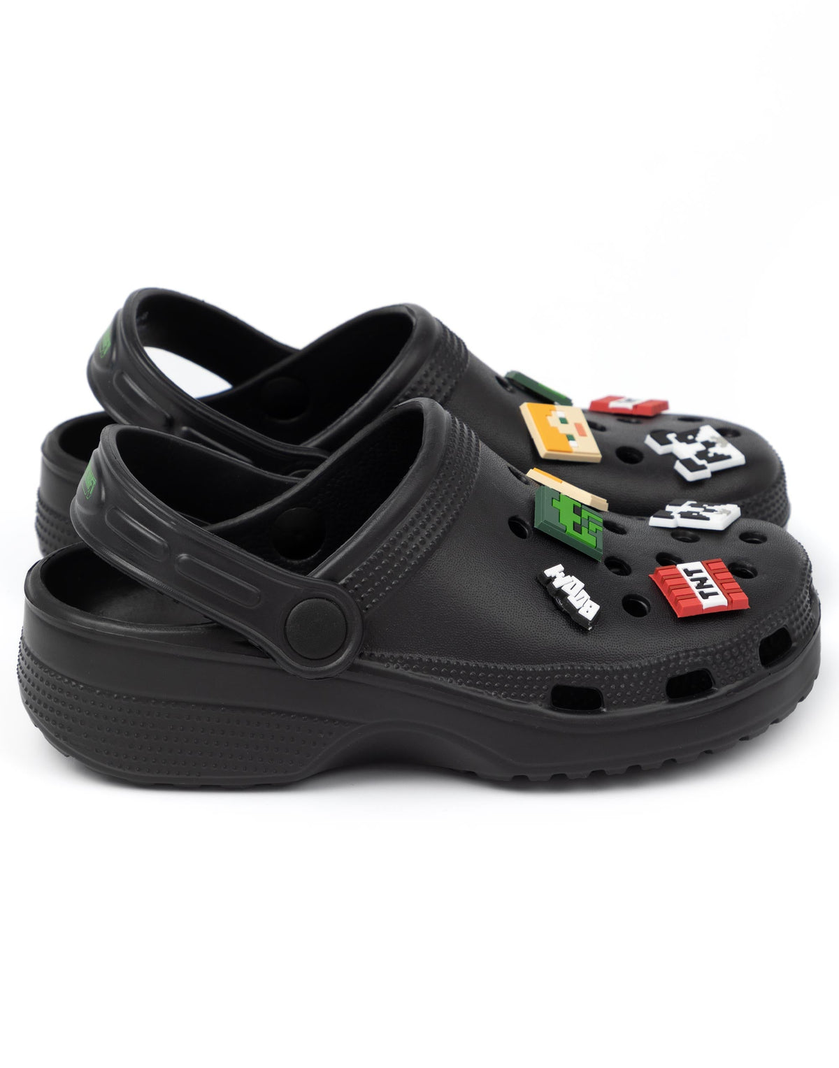 Minecraft Clogs | Unisex Kids Black Gaming | Official Merch