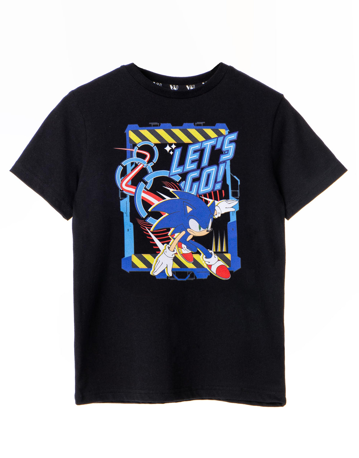 Sonic the Hedgehog Short Sleeved T-Shirt | Boys Black | Official Merch