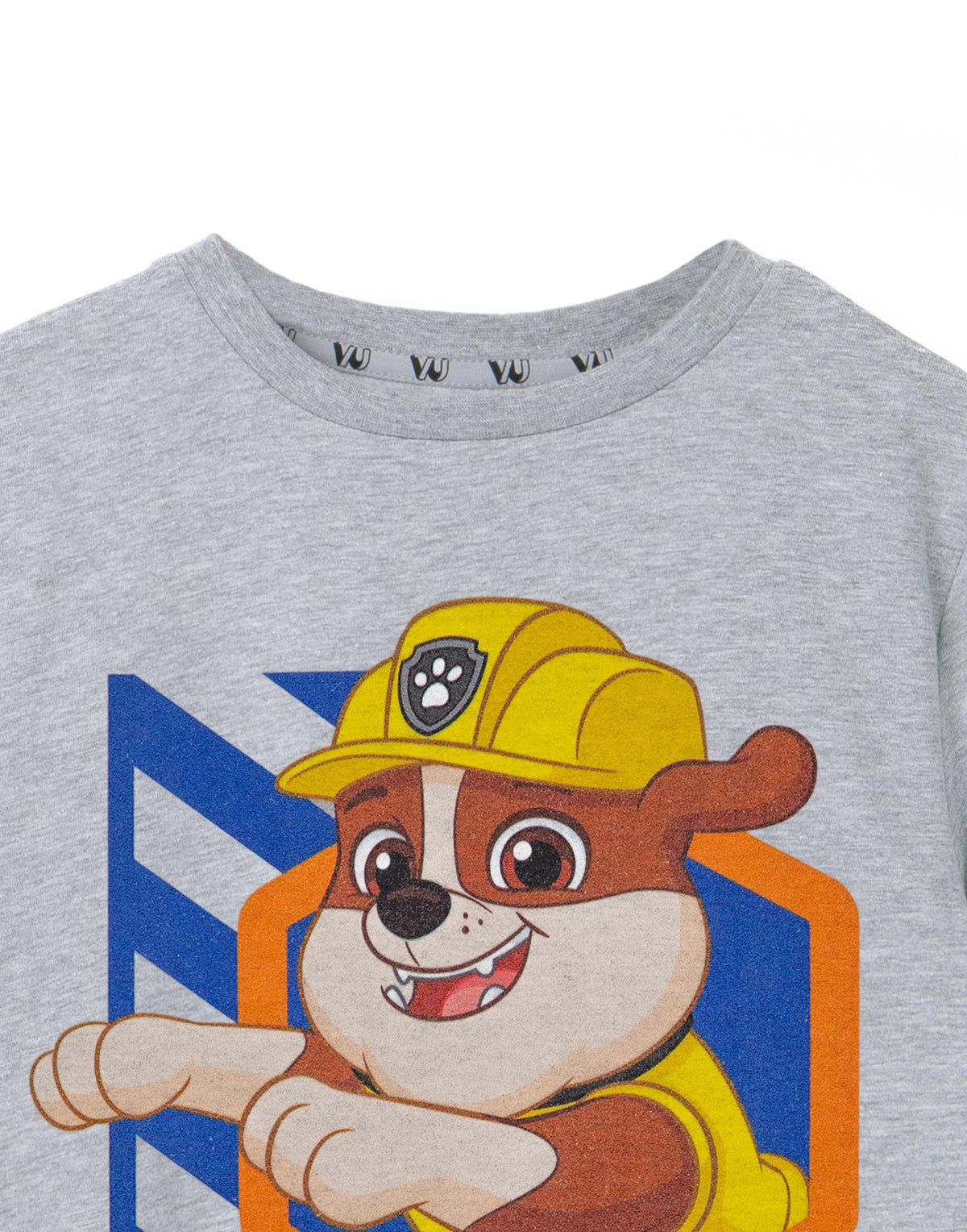 Paw Patrol Short Sleeved T-Shirt | Boys Grey Marl | Official Merch