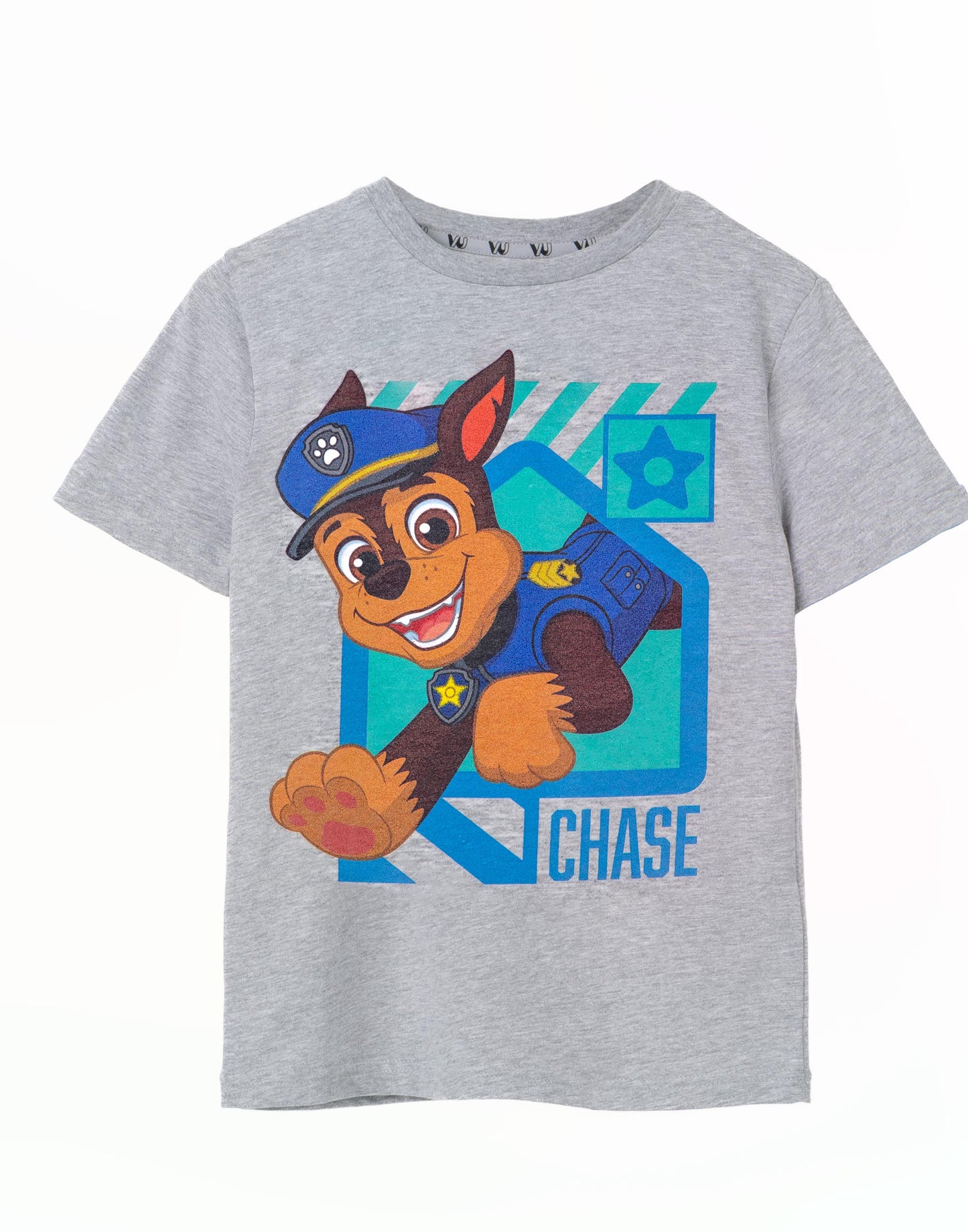 Paw Patrol Short Sleeved T-Shirt | Boys Grey Marl | Official Merch