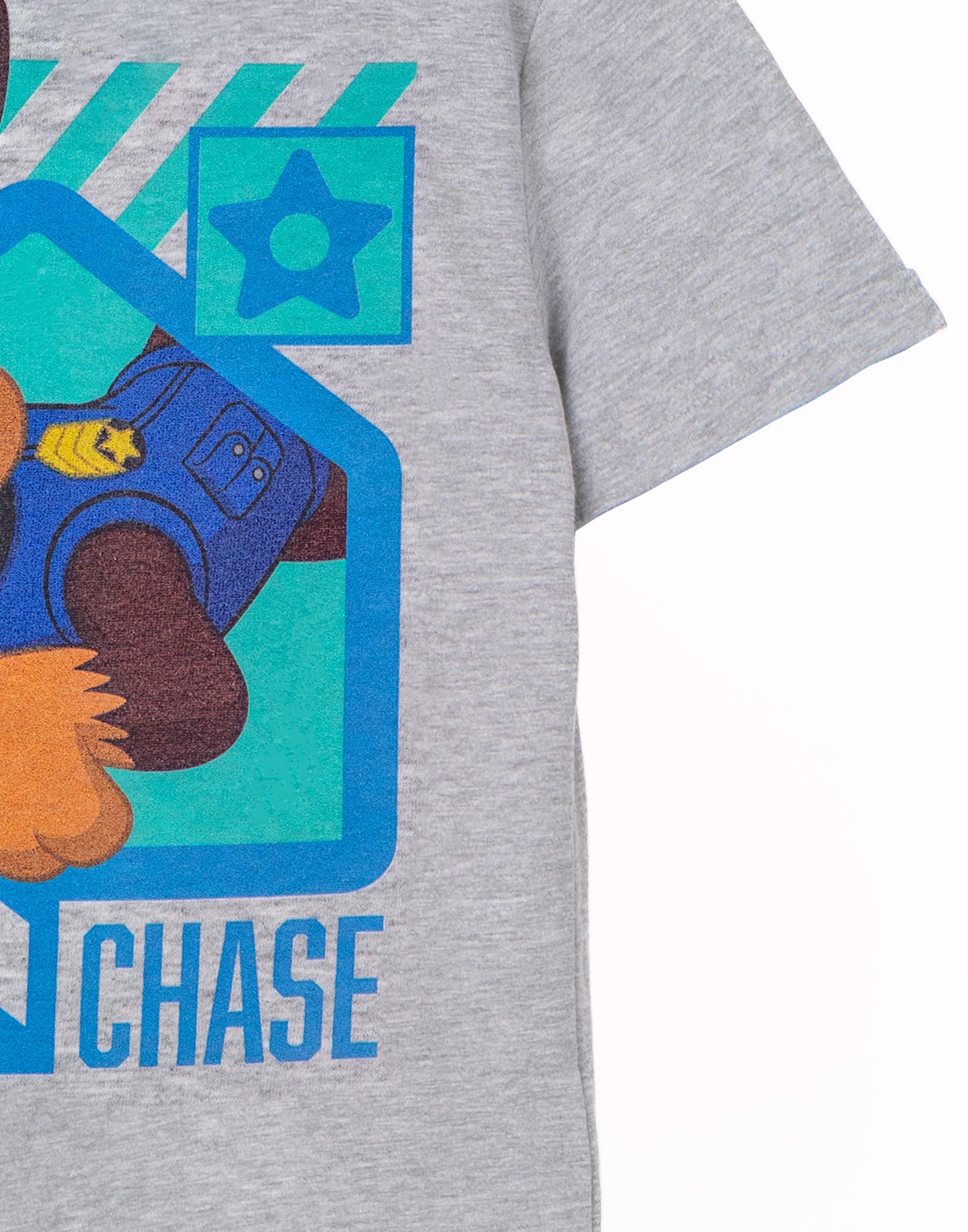 Paw Patrol Short Sleeved T-Shirt | Boys Grey Marl | Official Merch