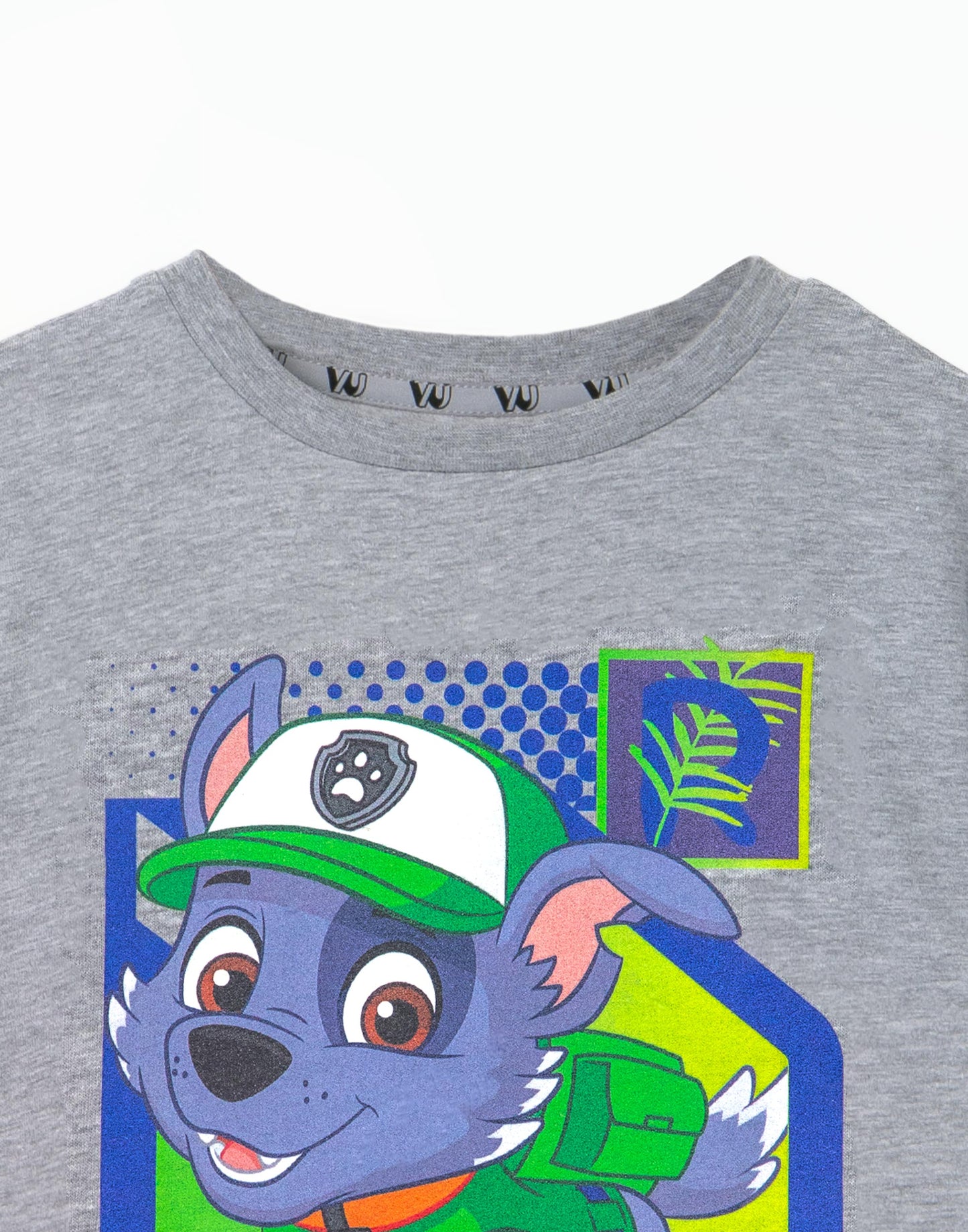 Paw Patrol Short Sleeved T-Shirt | Boys Grey Marl | Official Merch