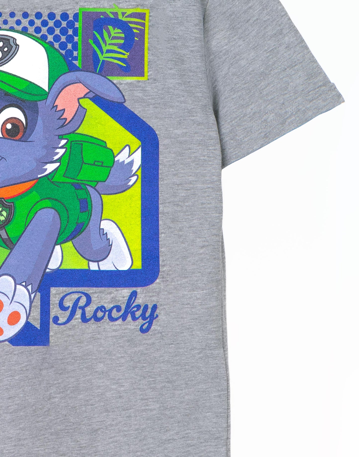Paw Patrol Short Sleeved T-Shirt | Boys Grey Marl | Official Merch