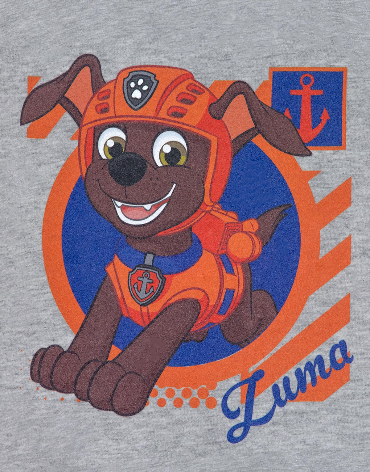 Paw Patrol Short Sleeved T-Shirt | Boys Grey Marl | Official Merch