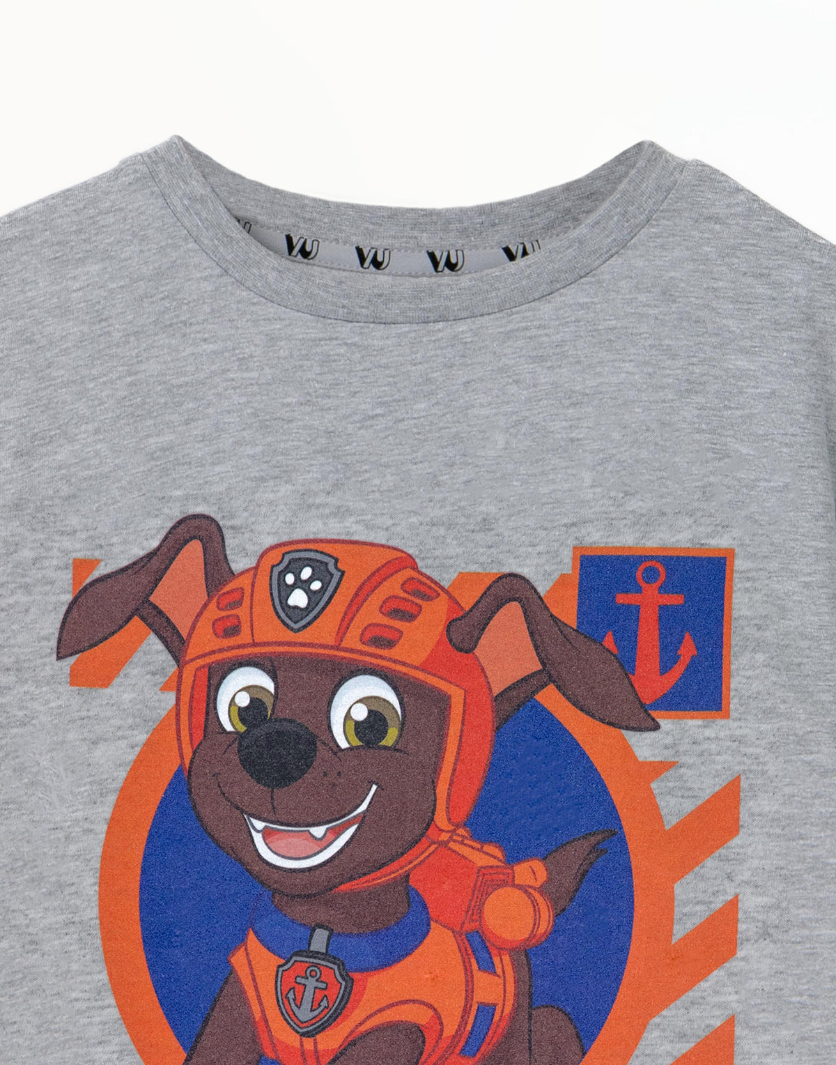 Paw Patrol Short Sleeved T-Shirt | Boys Grey Marl | Official Merch