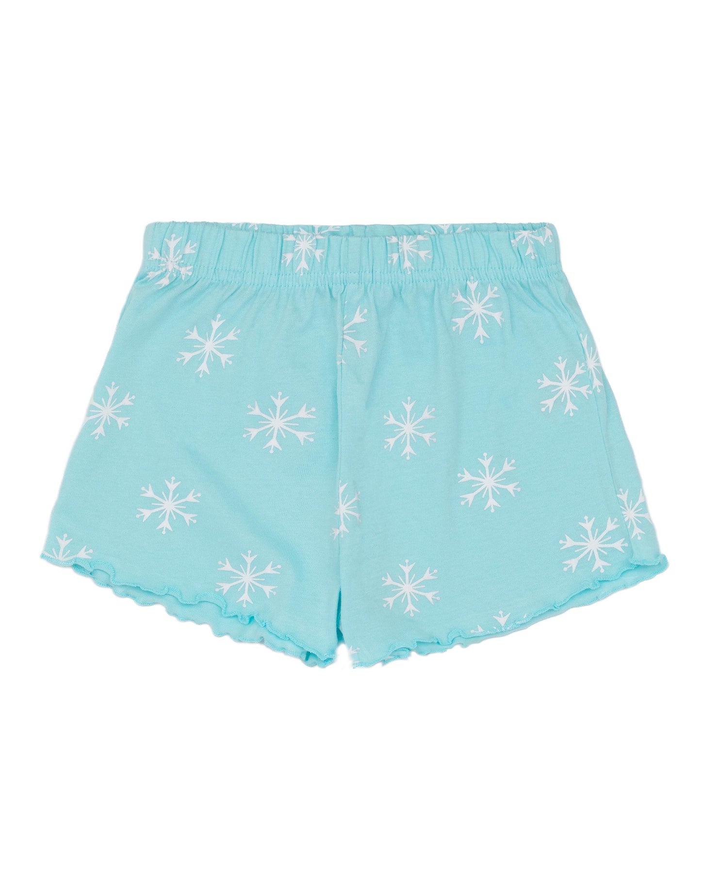 Disney Short Sleeve Short Leg Pyjama Set | Girls Blue AOP | Official Merch